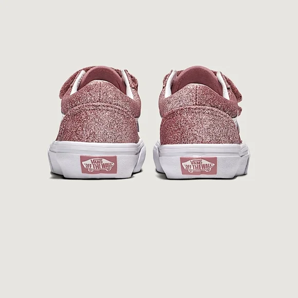 Vans Kids Glitter Pink Sneakers - Picture 2 of 4